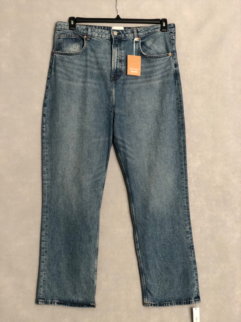 Reformation Jax Straight Jeans  Stretch High Rise in Norris Women's 34 NEW